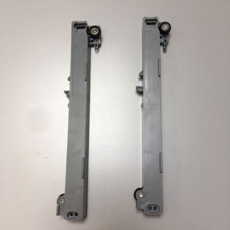 Kit amortisseur pour portes de placard en aluminium